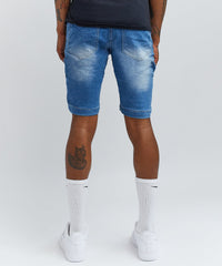 Thumbnail for Beaters Denim Short - Medium Blue
