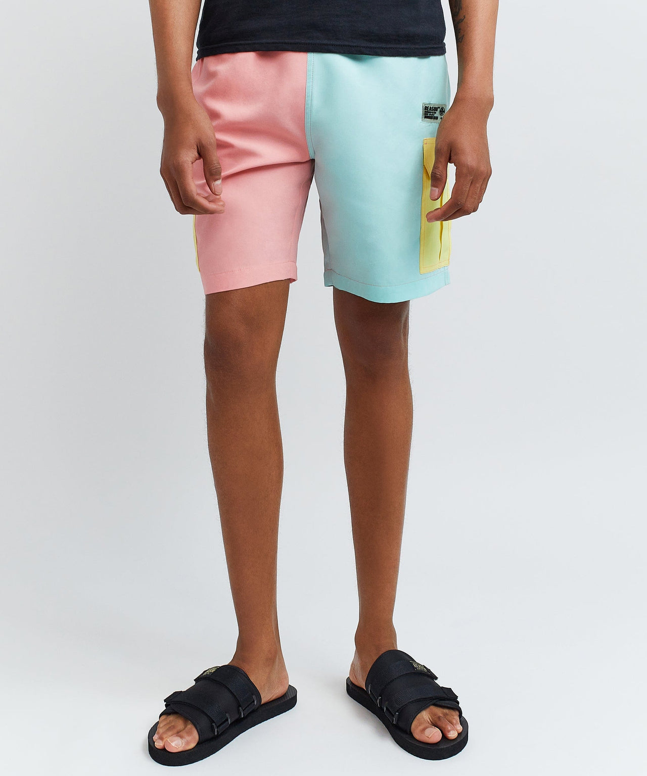 Color Block Shorts