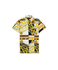 Thumbnail for Baroque Viscose Woven Short Sleeve Shirt - Multicolor