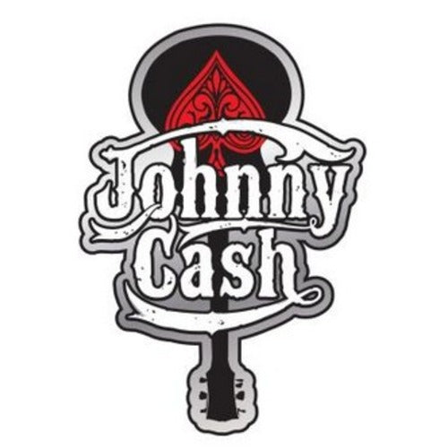 Johnny Cash Spade Guitar Enamel Pin