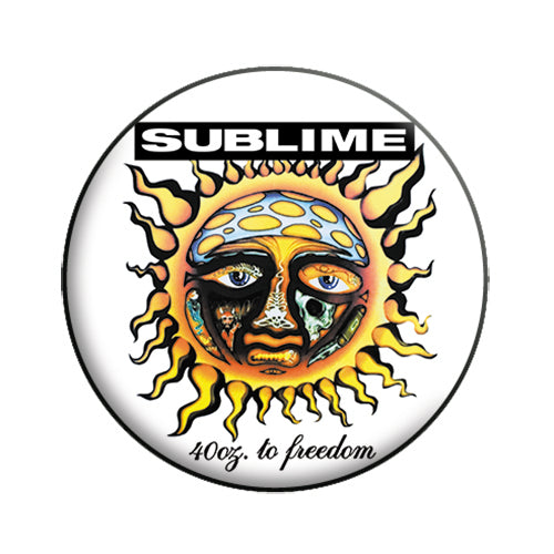 Sublime 40 Oz To Freedom 1.25" Button - 6 pc prepack