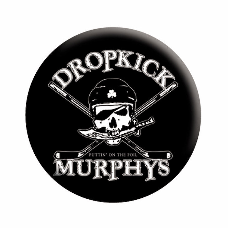 Dropkick Murphys Hockey Skull 1.25" Button - 6 pc prepack