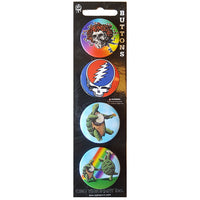 Thumbnail for Grateful Dead 4 Piece Button Set - 6 pc prepack