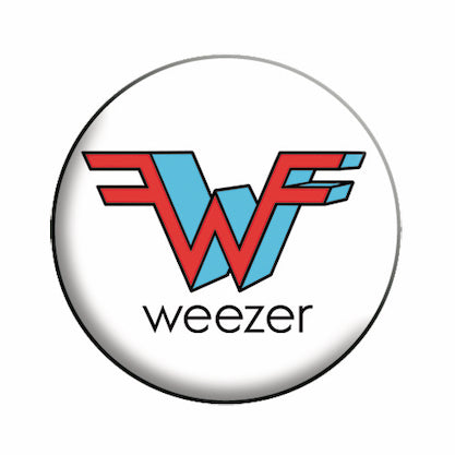 Weezer W Logo 1.25" Button - 6 pc prepack