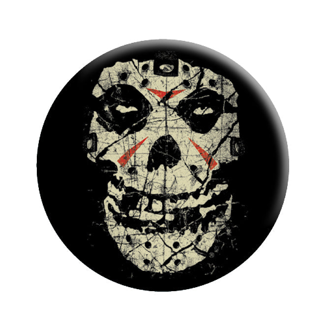Misfits Crystal Lake Skull 1.25" Button - 6 pc prepack