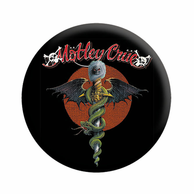 Motley Crue Dr. Feelgood 1.25" Button - 6 pc prepack