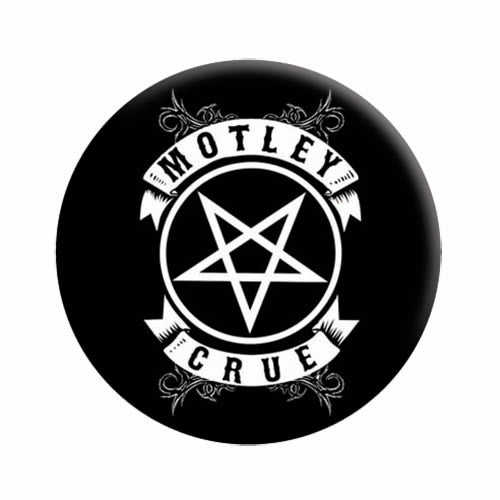 Motley Crue Ribbons 1.25" Button - 6 pc prepack