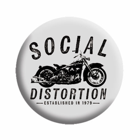 Social Distortion Motorcycle 1.25" Button - 6 pc prepack