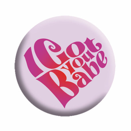 Sonny  Cher I Got You Babe 1.25" Button - 6 pc prepack