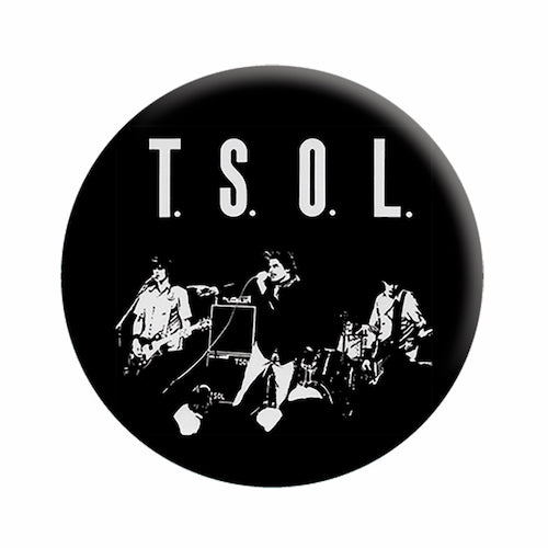 T.S.O.L. EP Cover 1.25" Button - 6 pc prepack