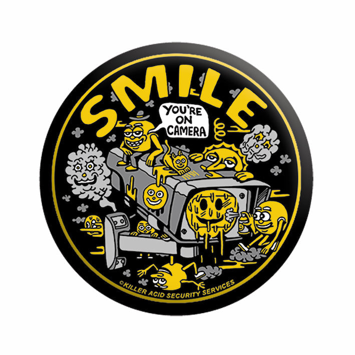 Killer Acid You're On Camera 1.25" Button - 6 pc prepack