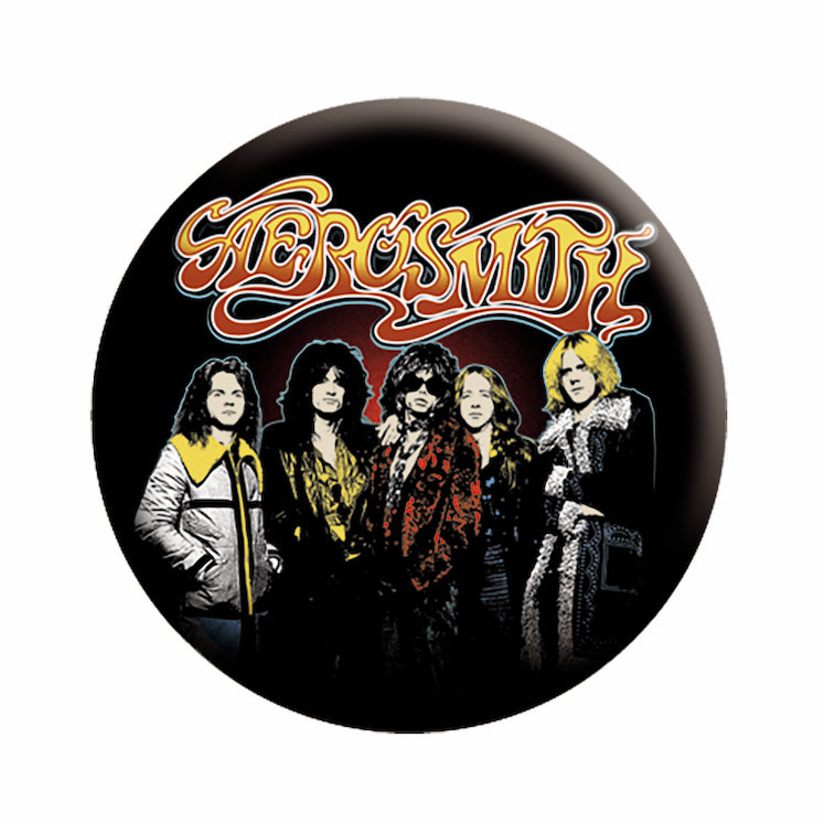 Aerosmith Band Graphic 1.25" Button - 6 pc prepack