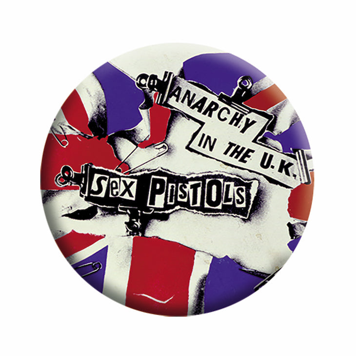 Sex Pistols Anarchy In The UK 1.25" Button - 6 pc prepack