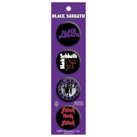 Thumbnail for Black Sabbath Button Set  - 3 pc prepack