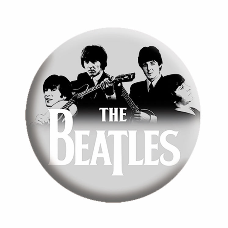 The Beatles Gradient Photo 1.25" Button - 6 pc prepack
