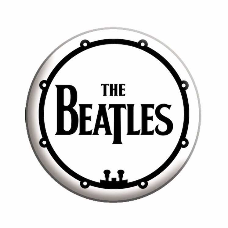 The Beatles Bass Drum Logo 1.25" Button - 6 pc prepack