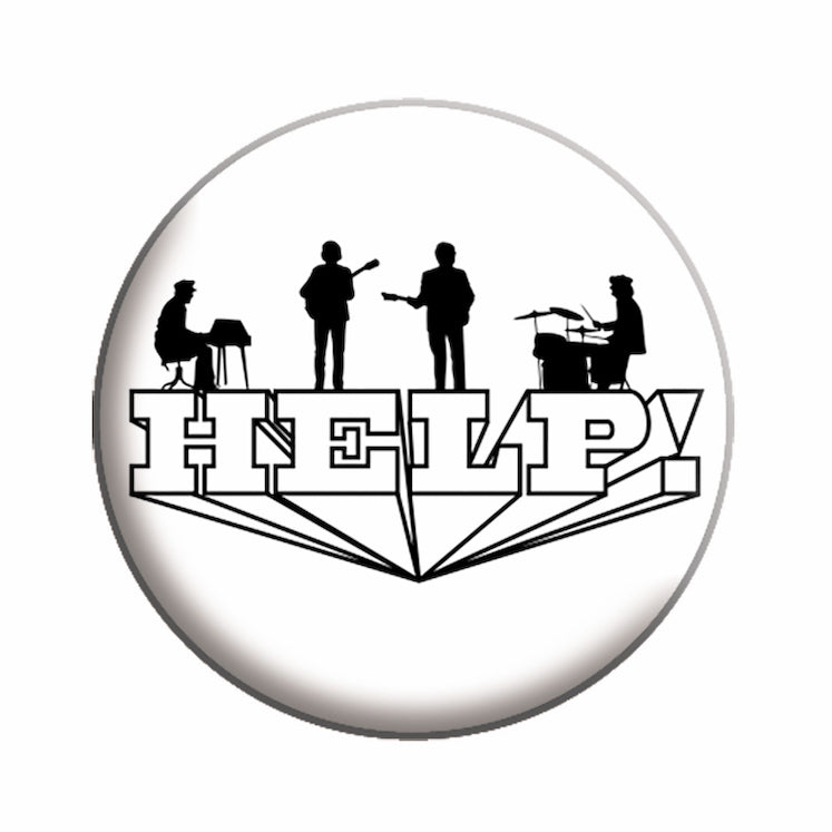 The Beatles Help! 1.25" Button - 6 pc prepack