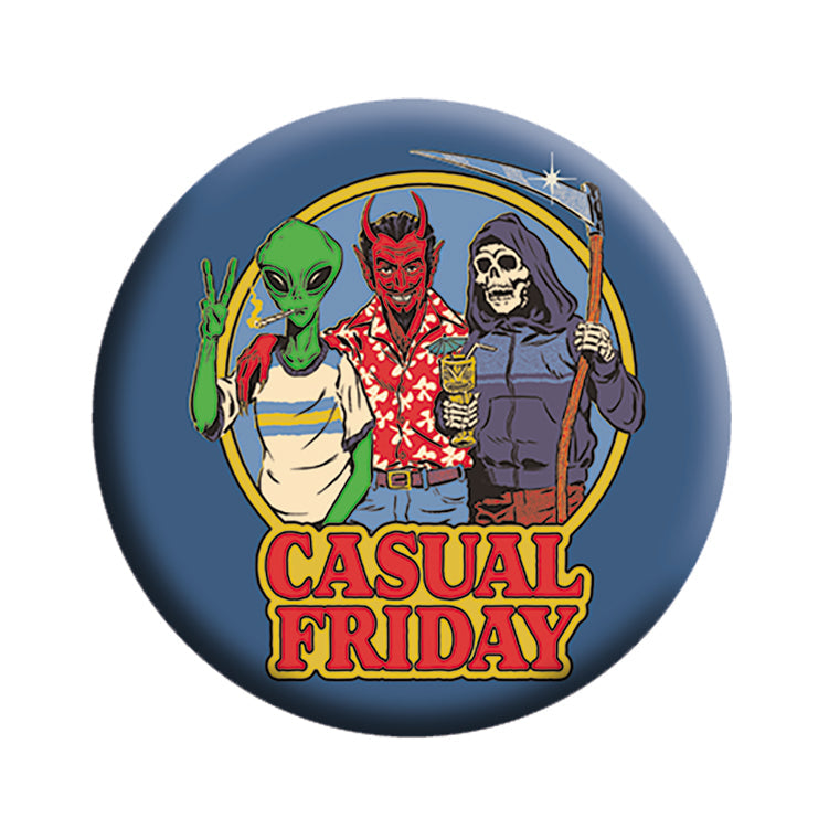 Steven Rhodes Casual Friday 1.25" Button  - 6 pc prepack