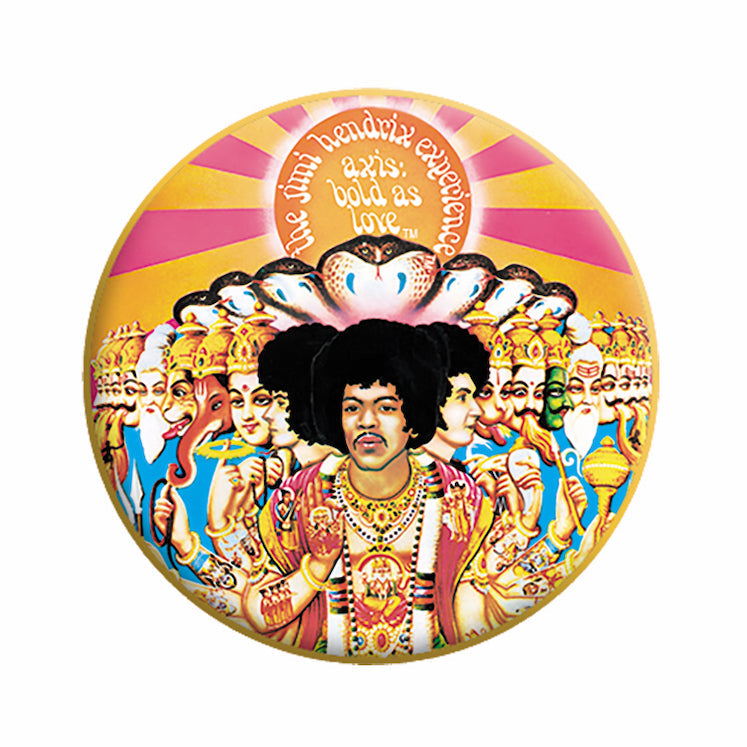Jimi Hendrix Bold As Love 1.25" Button  - 6 pc prepack