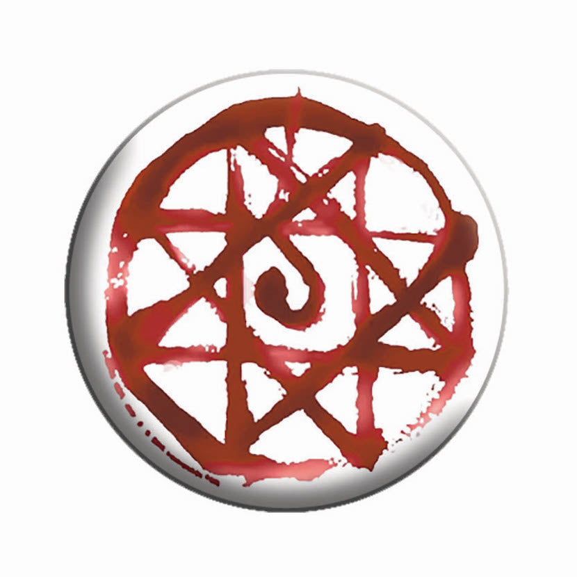 Fullmetal Alchemist Brotherhood Blood Seal 1.25" Button - 6 pc prepack