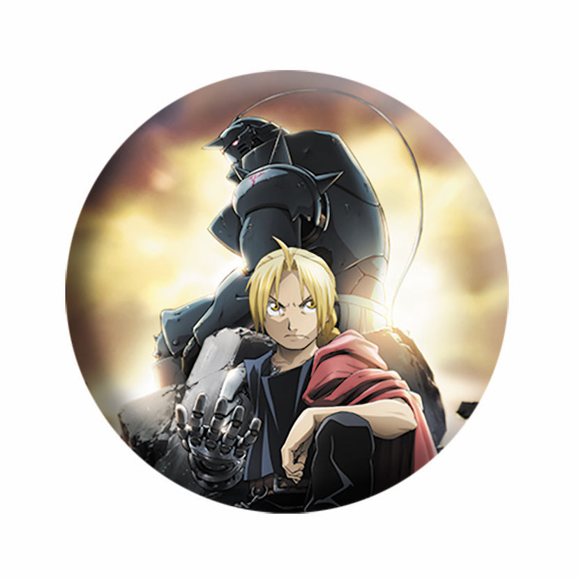Fullmetal Alchemist Brotherhood Ed  Al Triumphant 1.25" Button - 6 pc prepack