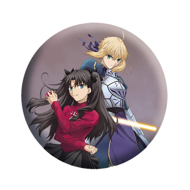 Fate Stay Night [Unlimited Blade Works] Tohsaka  Saber 1.25" Button - 6 pc prepack