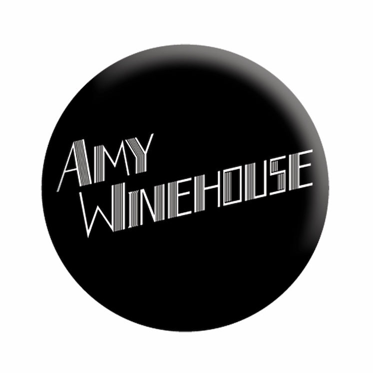 Amy Winehouse Logo 1.25" Button - 6 pc prepack