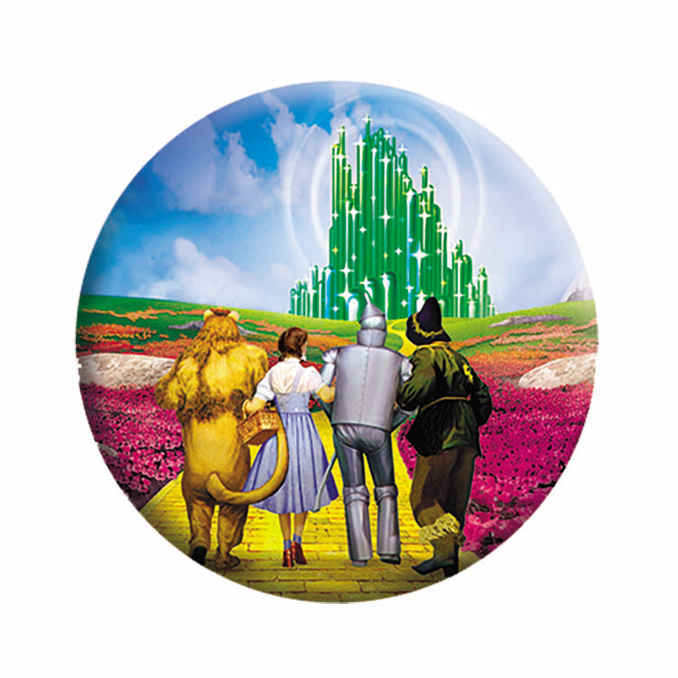 The Wizard of Oz Yellow Brick Road 1.25" Button - 6 pc prepack