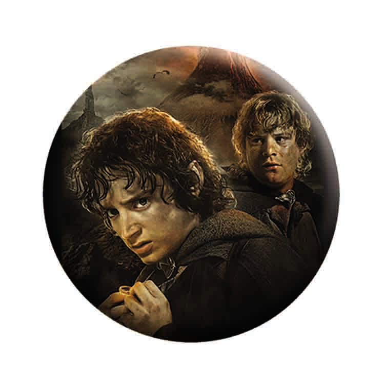 The Lord of the Rings Frodo  Sam 1.25" Button - 6 pc prepack