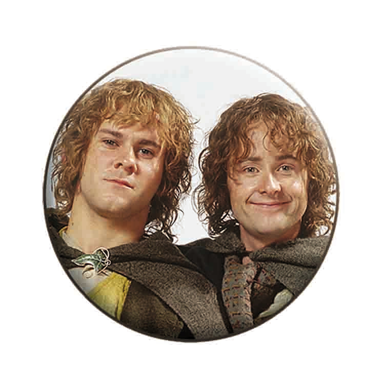 The Lord of the Rings Merry  Pippin 1.25" Button - 6 pc prepack