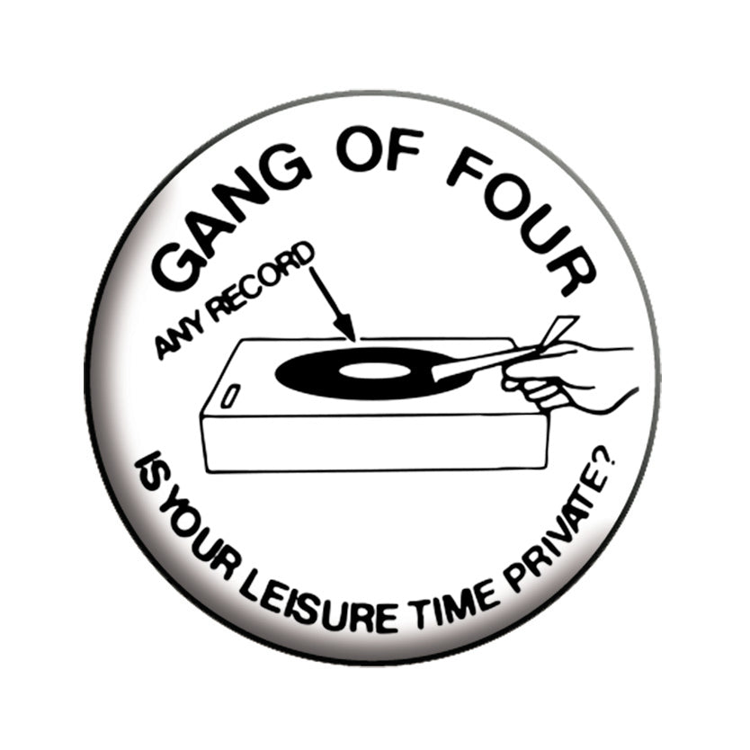 Gang of Four Record 1.25" Button - 6 pc prepack