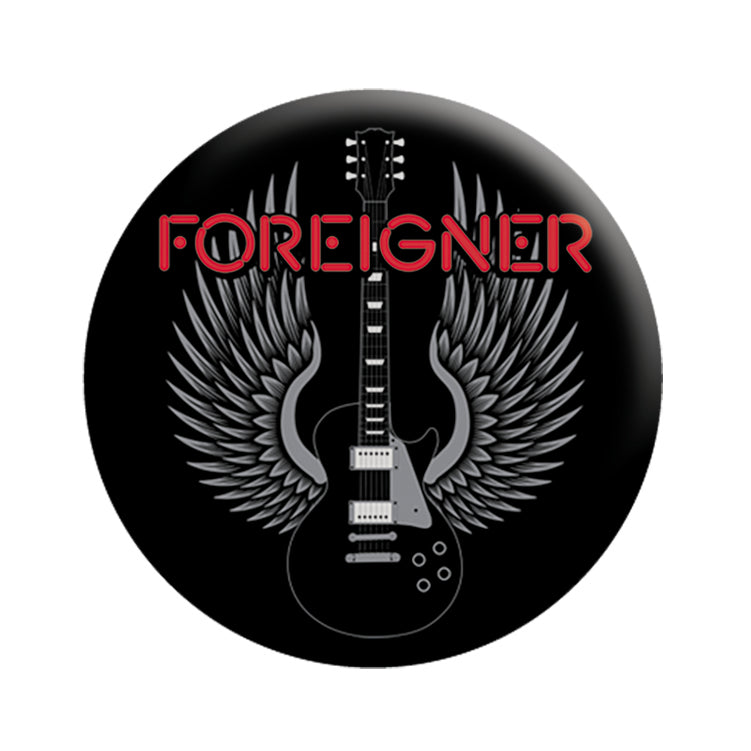 Foreigner Guitar 1.25" Button - 6 pc prepack