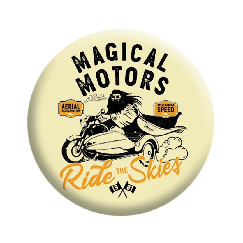 Harry Potter Hagrid's Motorcycle 1.25" Button - 6 pc prepack