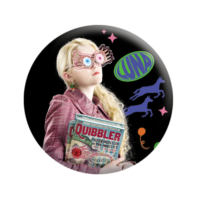 Harry Potter Luna Lovegood 1.25" Button - 6 pc prepack
