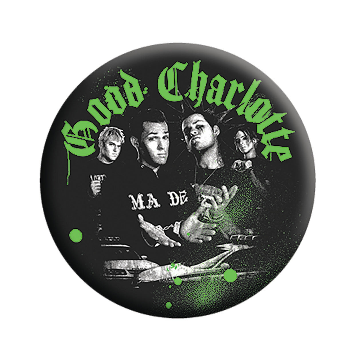 Good Charlotte Band Photo 1.25" Button - 6 pc prepack