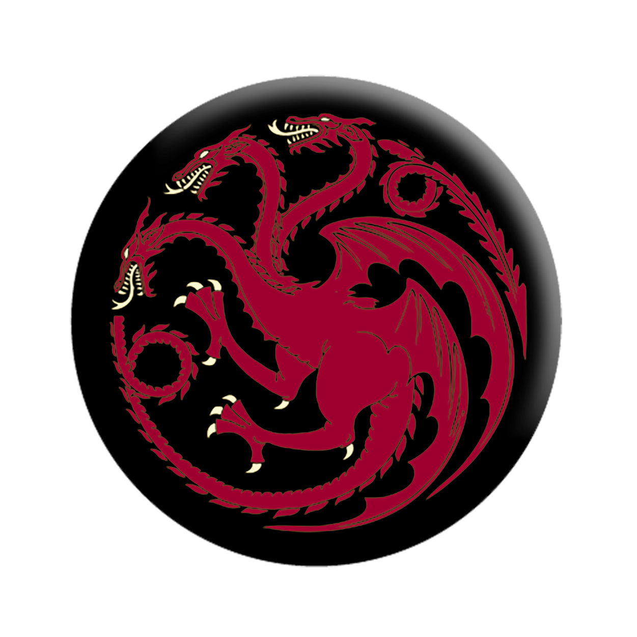 Game of Thrones Targaryen 1.25" Button - 6 pc prepack