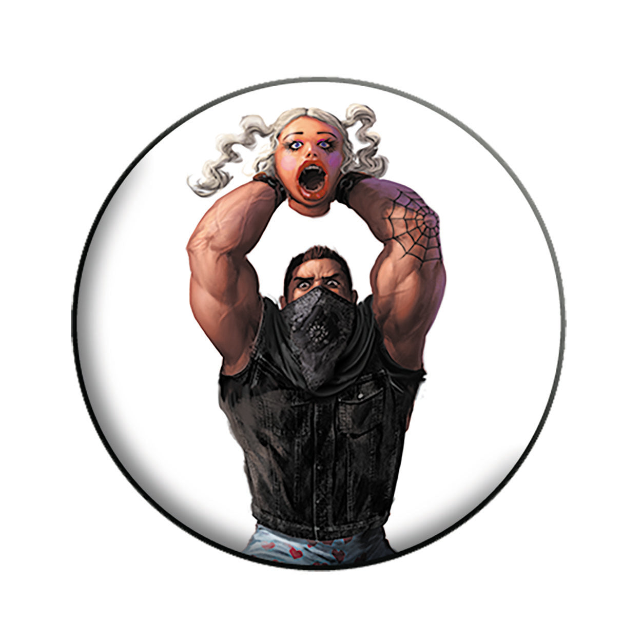 Dungeon Crawler Carl-Carl  Samantha 1.25" Button - 6 pc prepack