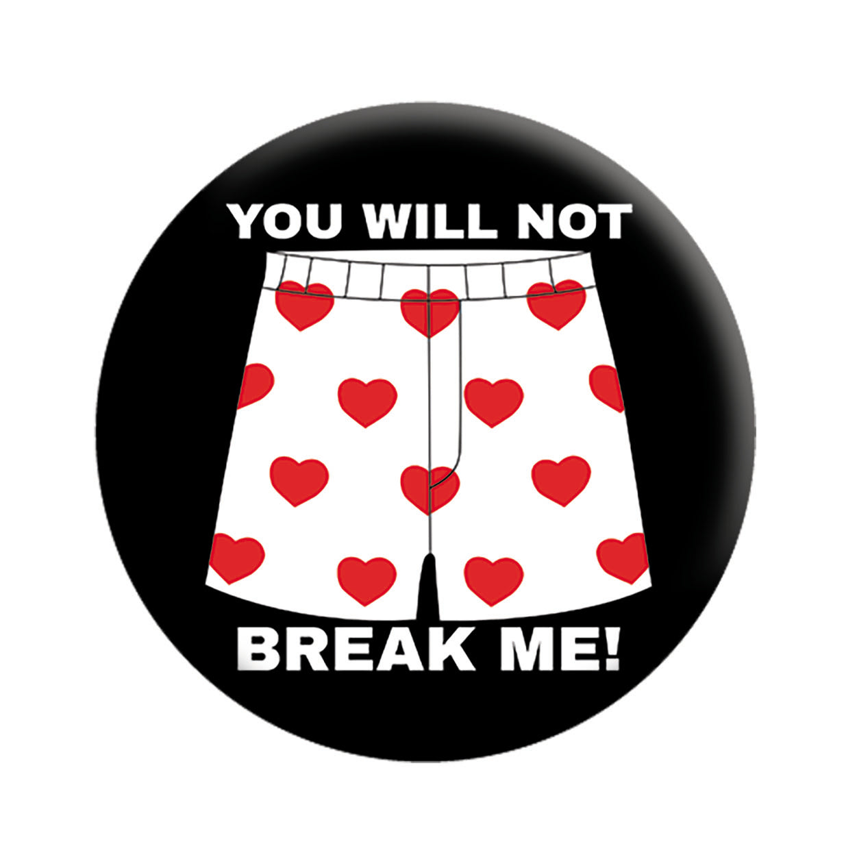 Dungeon Crawler Carl- Carl's Boxers 1.25" Button - 6 pc prepack