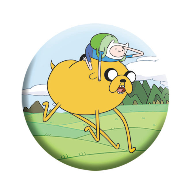 Adventure Time Finn  Jake Adventuring 1.25" Button - 6 pc prepack