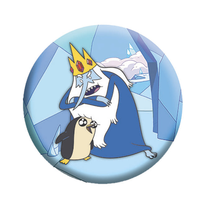 Adventure Time Ice King  Gunter 1.25" Button - 6 pc prepack