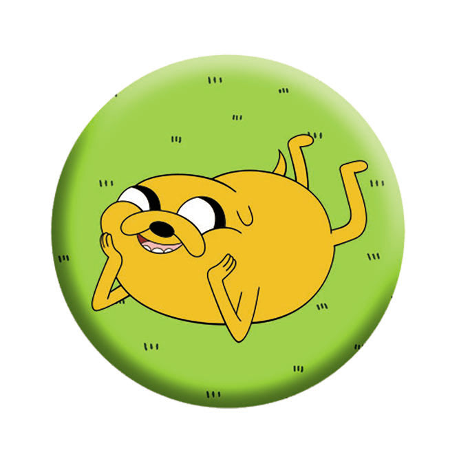 Adventure Time Jake Cheesin' 1.25" Button - 6 pc prepack