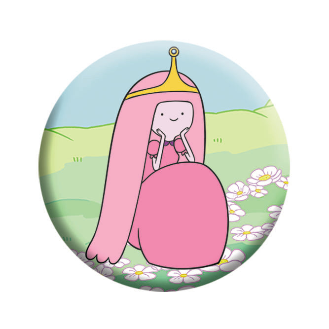 Adventure Time Princess Bubblegum Smiling 1.25" Button - 6 pc prepack