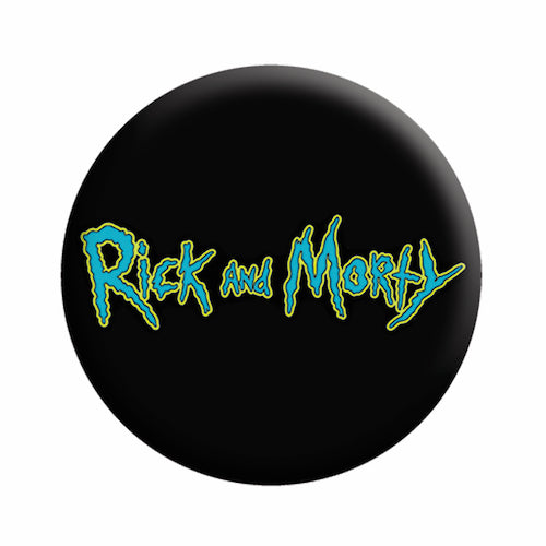 Rick  Morty Logo 1.25" Button - 6 pc prepack