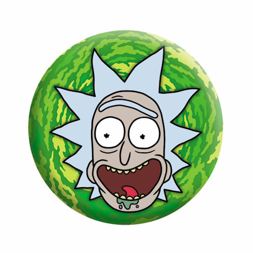 Rick  Morty Drunk Rick 1.25" Button - 6 pc prepack