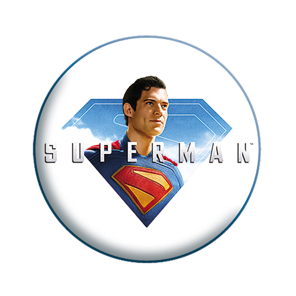 Superman Man of Steel 1.25" Button - 6 pc prepack
