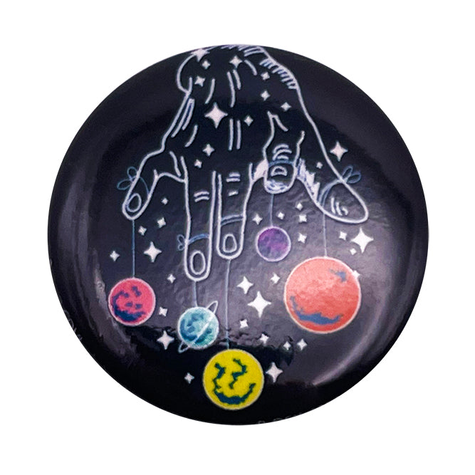 Planet Puppet 1.25" Button - 6 pc prepack