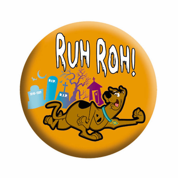 Scooby Doo Ruh Roh! 1.25" Button - 6 pc prepack