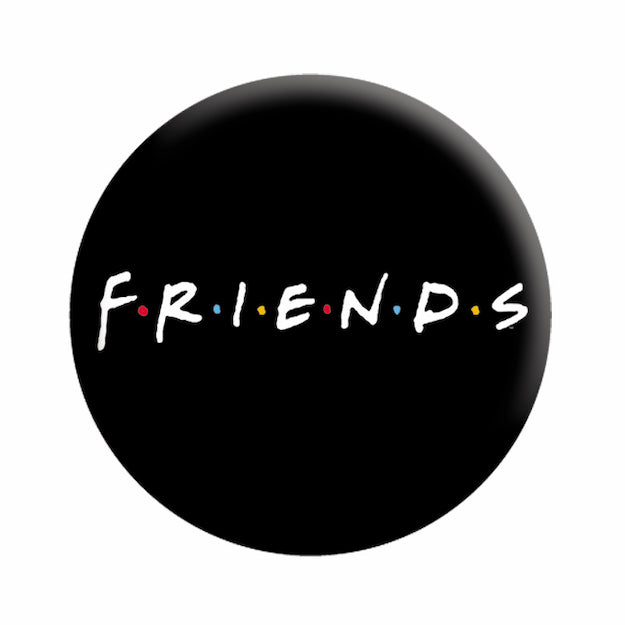 Friends Logo 1.25" Button - 6 pc prepack