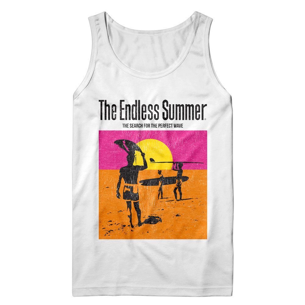 BRUCE BROWN FILMS-BBF THE ENDLESS SUMMER-WHITE ADULT TANK