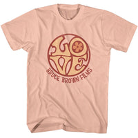 Thumbnail for BRUCE BROWN FILMS-BBF LOVE-PEACH ADULT S/S TSHIRT
